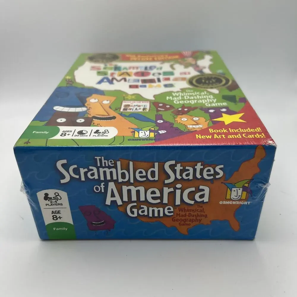 The Scrambled States of America Game 10th Anniversary Deluxe Edition New Sealed - Picture 3 of 10